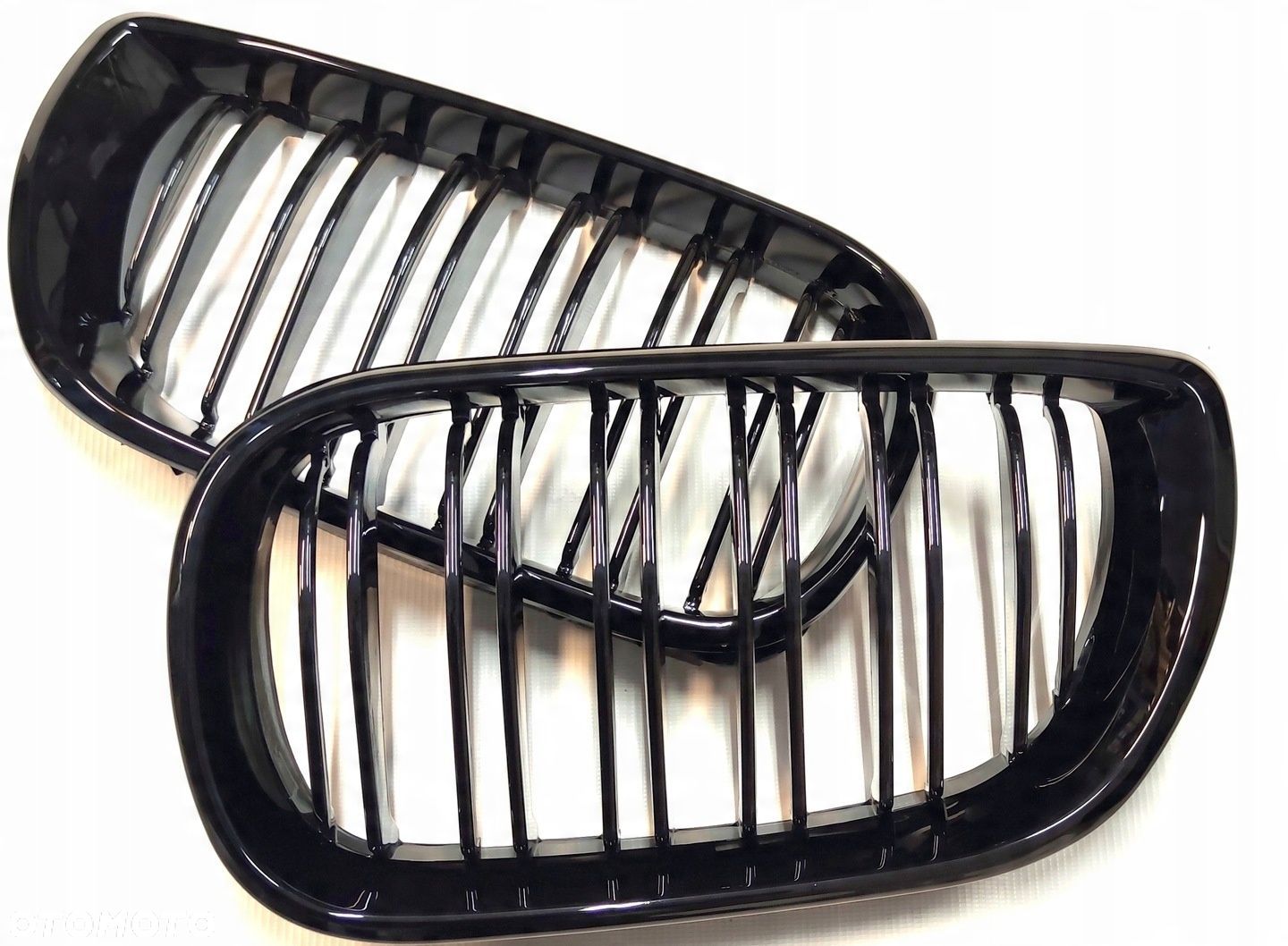 Atrapa Grill Kratka kpl Tuning Black Glossy BMW 3 E46 Lift 01- sedan kombi - 1
