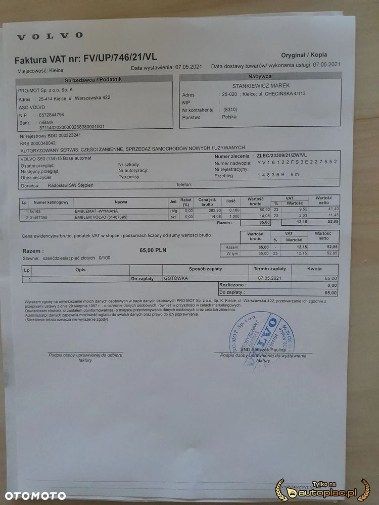 Volvo S60 2.5 T5 - 16