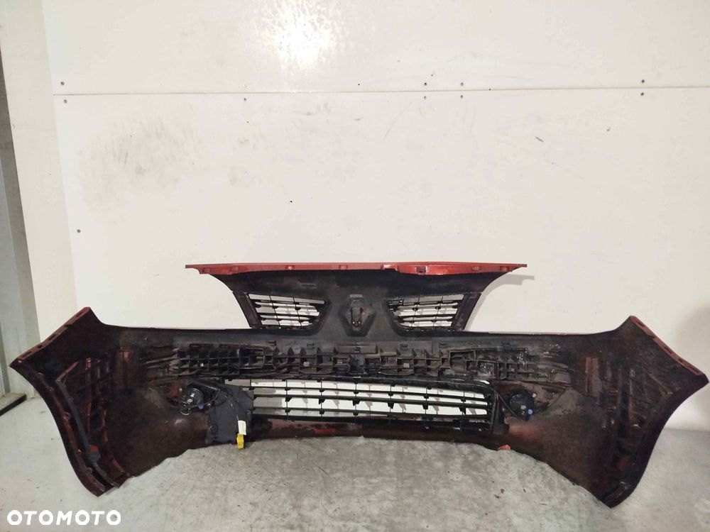 + ZDERZAK PRZÓD PRZEDNI DO RENAULT SCENIC II 2 LIFT FL TEB76 BORDO BORDOWY HALOGENY - 5