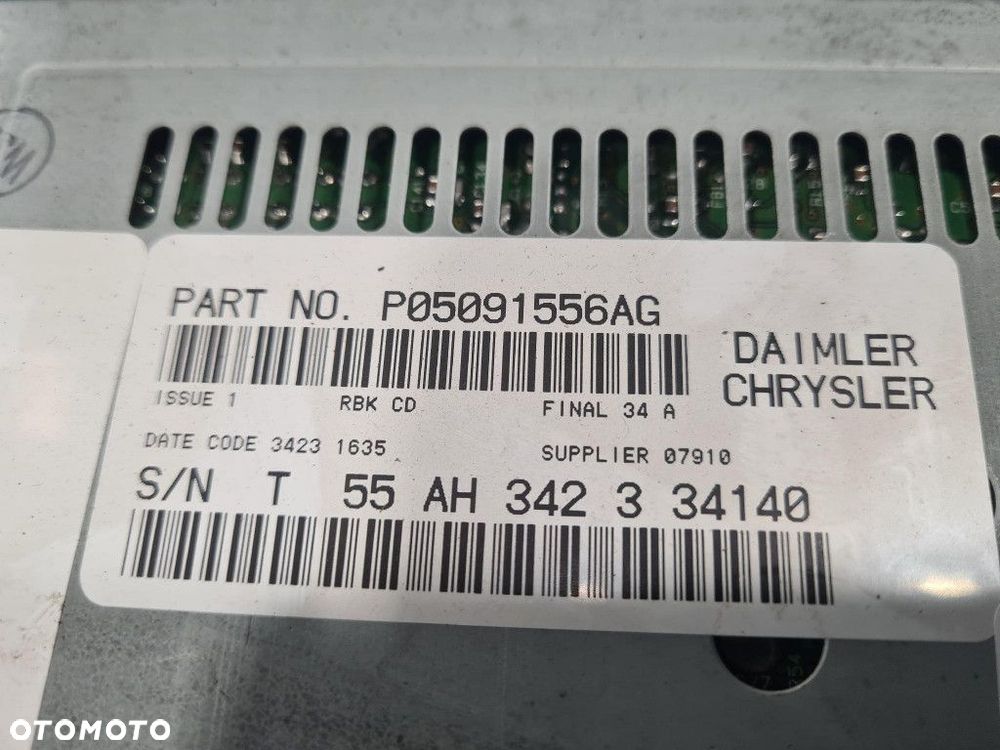 JEEP GRAND CHEROKEE WJ RADIO CD P55116438AG PFF ERH - 7