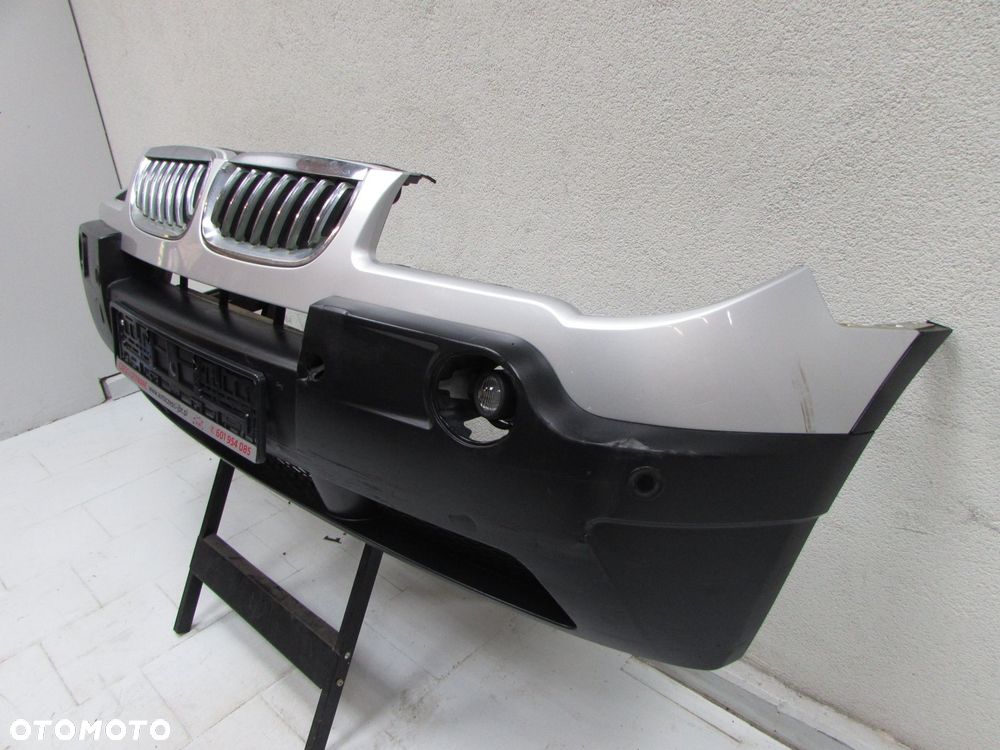 BMW X3 E83 03-06 ZDERZAK PRZOD HALOGENY PDC TITAN SILBER METALLIC - 2