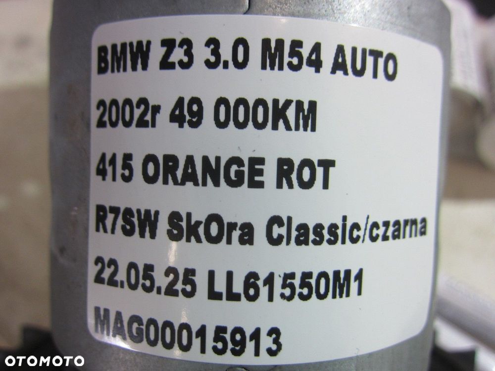 BMW Z3 E36 CABRIO E52 DMUCHAWA WENTYLATOR WNĘTRZA 64116908475 6908475 - 6