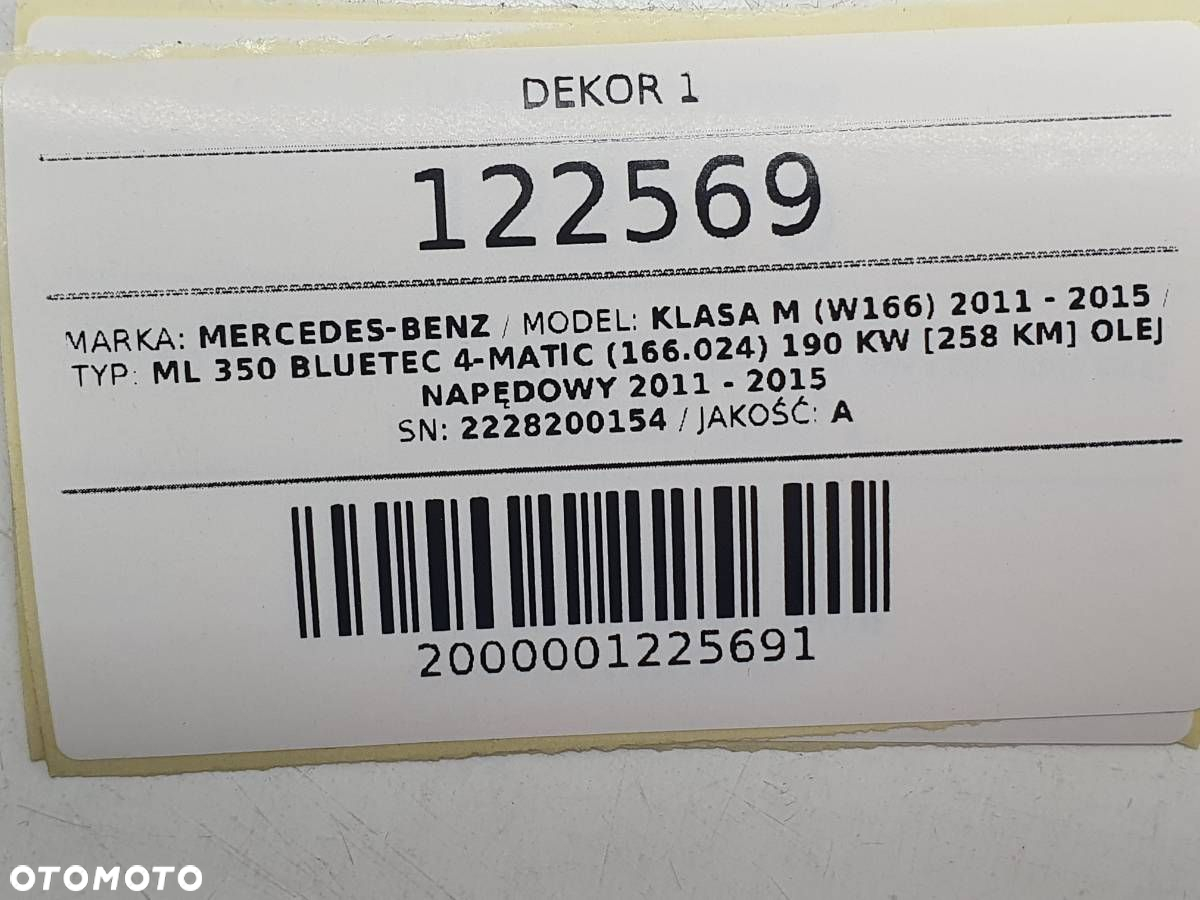 STEROWNIK MODUŁ GNIAZDO PORT USB AUX MERCEDES W166 ML A2228200154 - 8