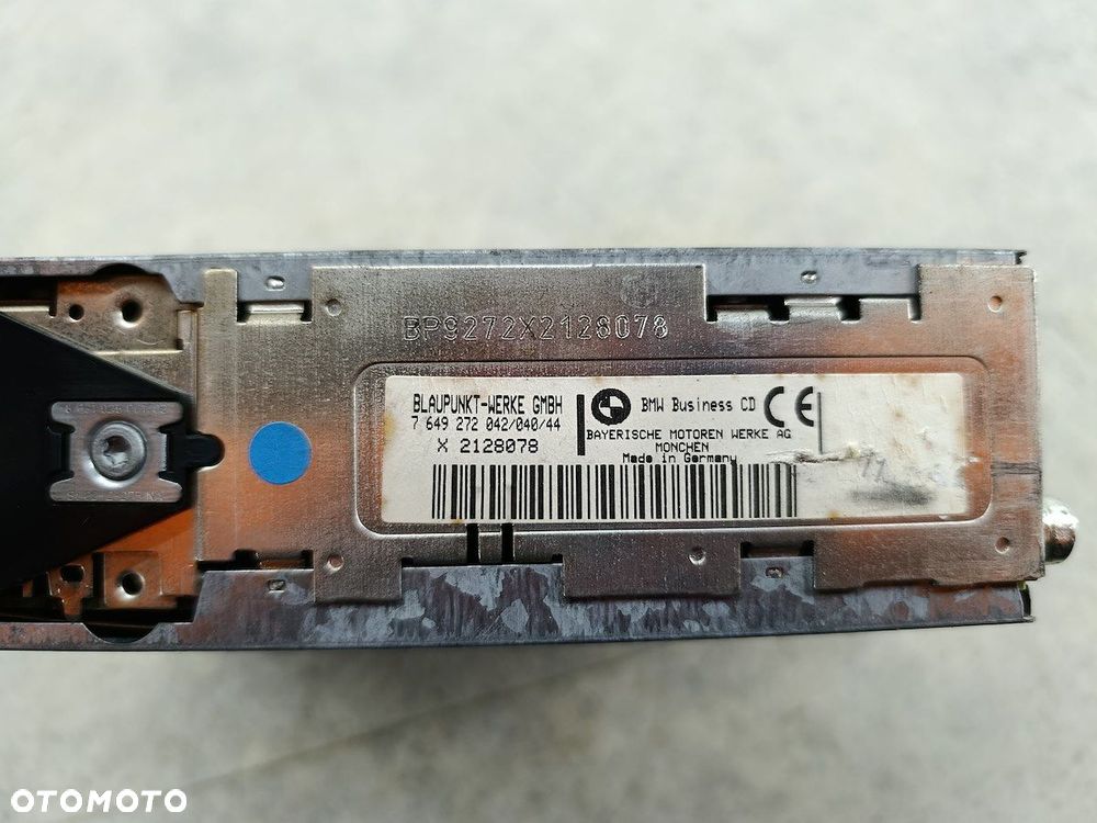 RADIO FABRYCZNE BMW 3 E46 FL 8368248  7649272042  BLAUPUNKT - 6