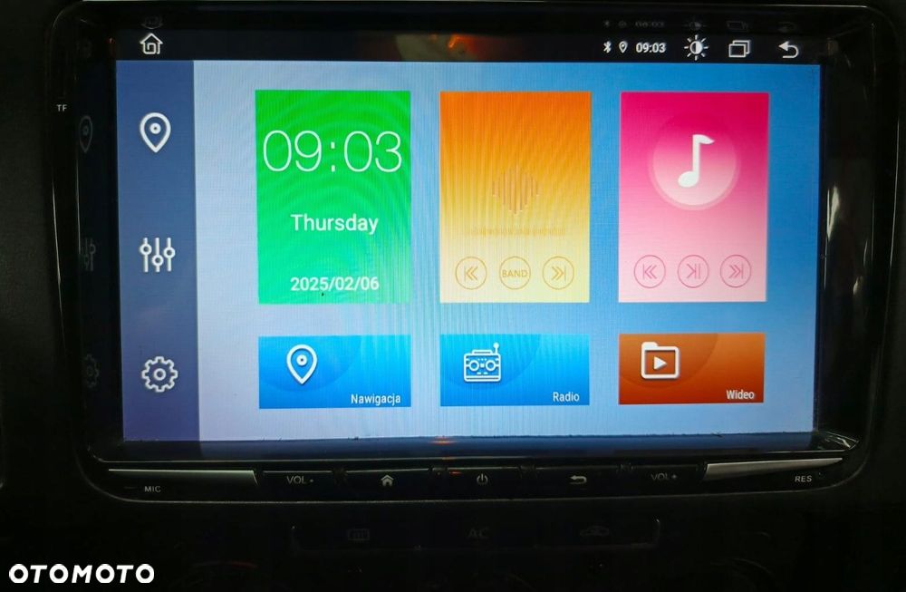 vw t5 lift radio samochodowe radioodtwarzacz android gps nawigacja - 1