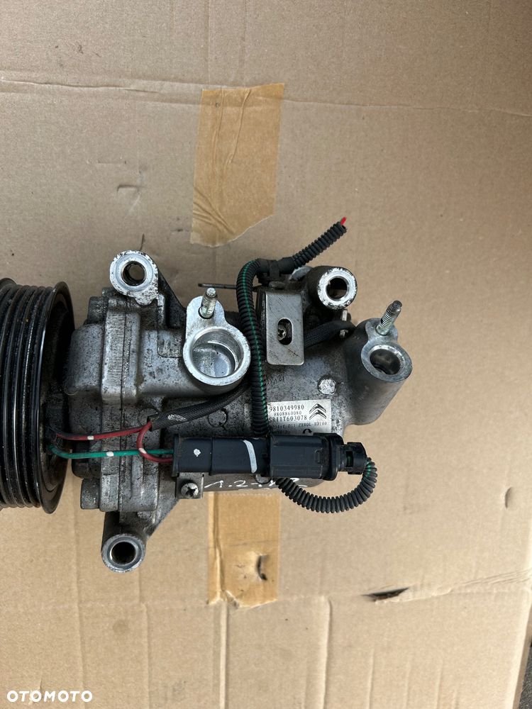 Peugeot 208 2008 kompresor klimatyzacji 9810349980 1.2 thp puretech 3008 5008 citroen c3 - 4