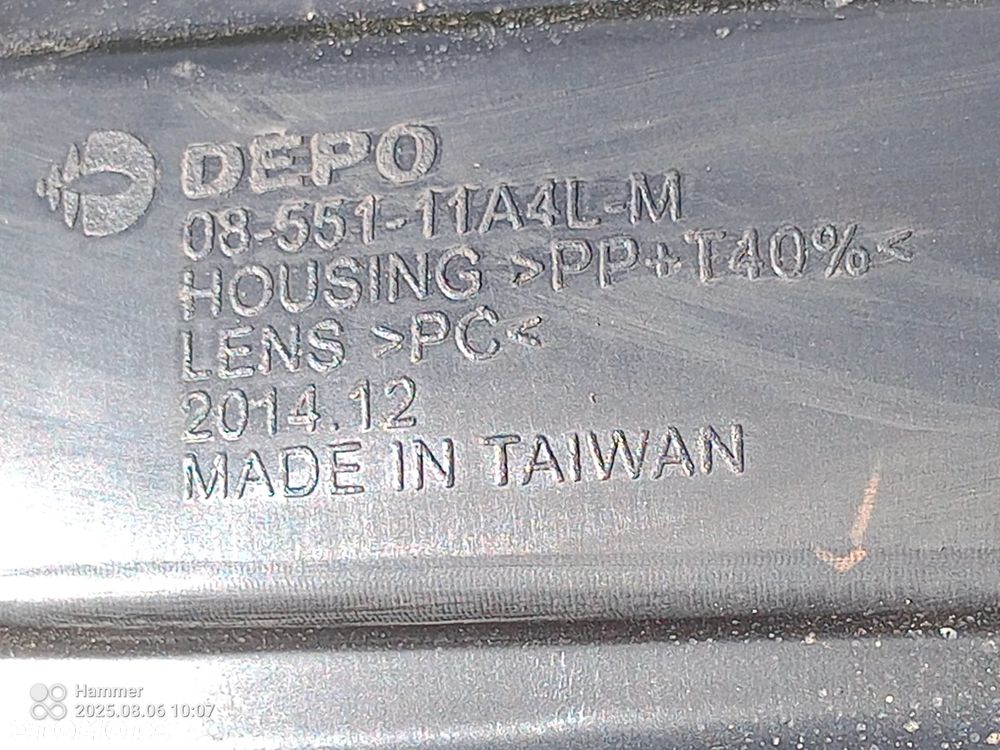 KANGOO II LIFT lampa lewa Europa - 3