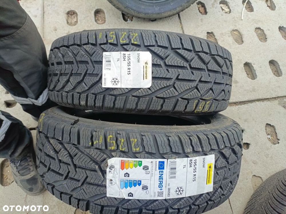 Nowe opony zimowe 195/55/15 kormoran 2 sztuki 2025r - 2