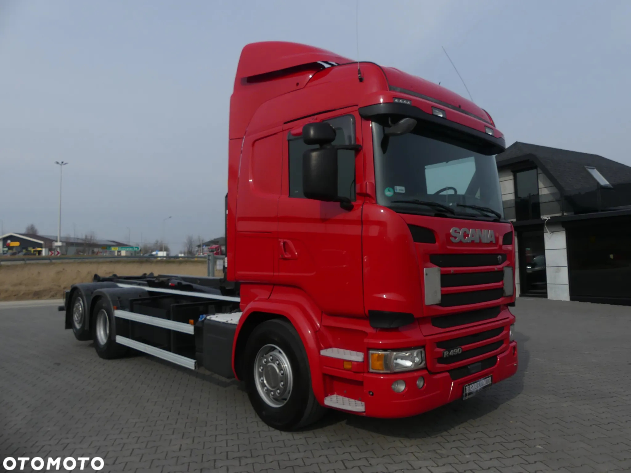 Scania R 490 / 6x2 / HAKOWIEC / HIAB MULTILIFT 18T / RETARDER / - 11