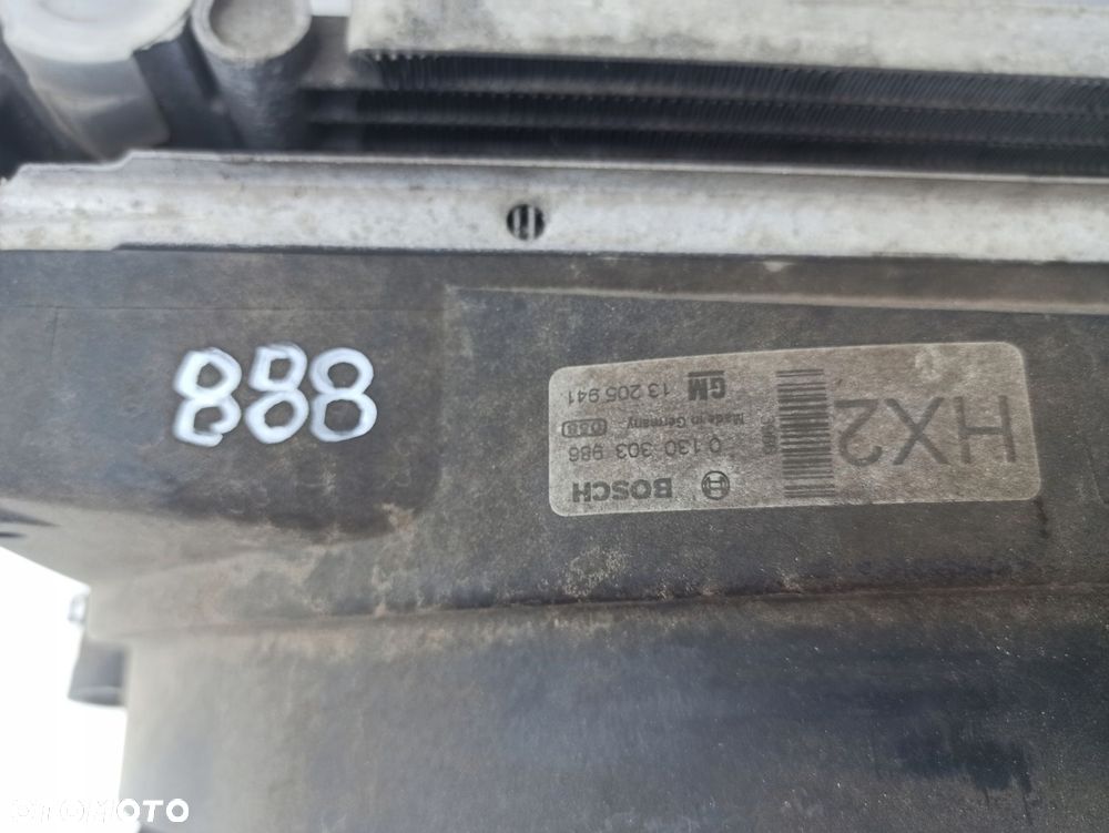 Komplet chłodnic wentylator OPEL ASTRA III H LIFT 1.6B 1.8B 16V - 7