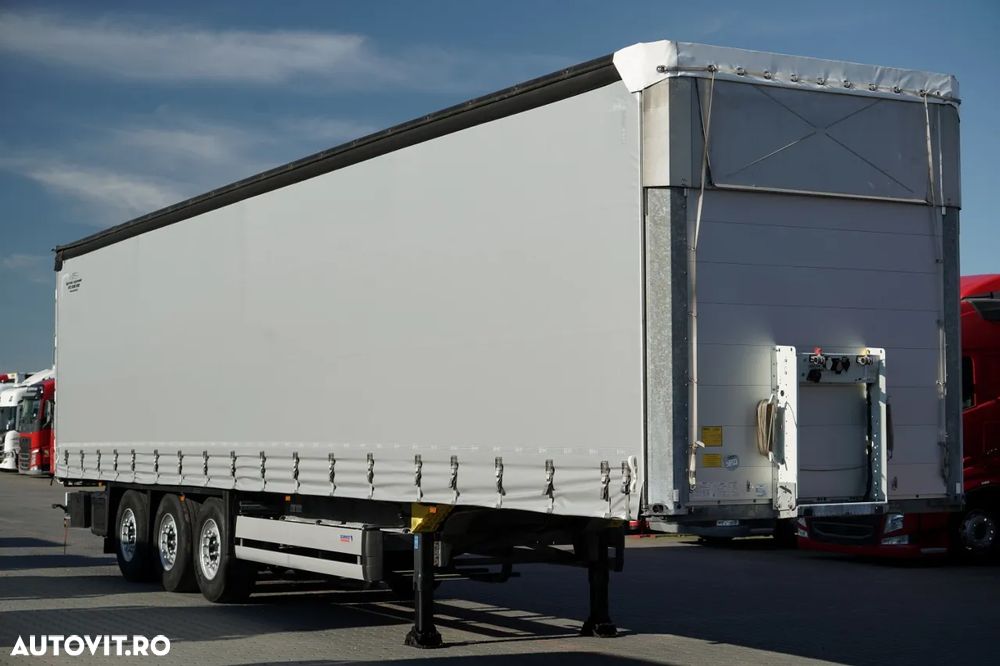Schmitz Cargobull CORTINĂ / STANDARD / REMORCA DIN OȚEL - 9 M / ACOPERIȘ CULISANT / AXĂ CULISANTĂ / 2021 - 1