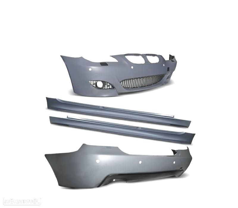 KIT CARROÇARIA BMW E60 LOOK M 03-07 COM PDC - 2