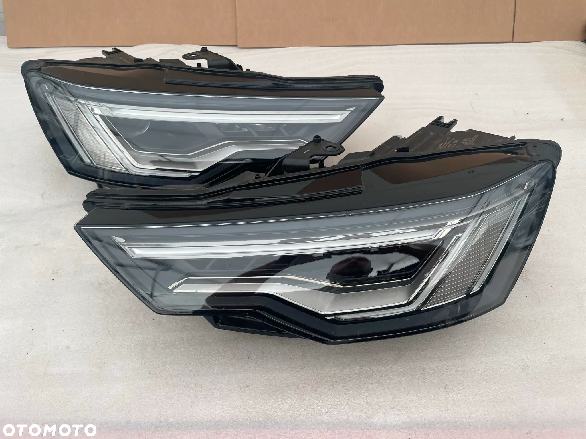 Audi A6 C8 reflektor matrix prawy, lewy komplet 4K0941039, 4K041040 - 1