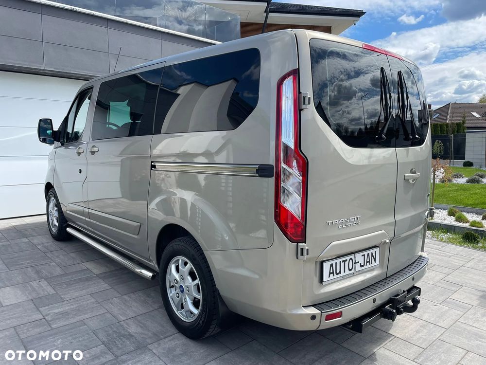 Ford TRANSIT CUSTOM Klima Navi Kamera Grzane Fotele 2xDrzwi Boczne Skóry Dubel Kabina Tempomat 2xPdc Rury - 7