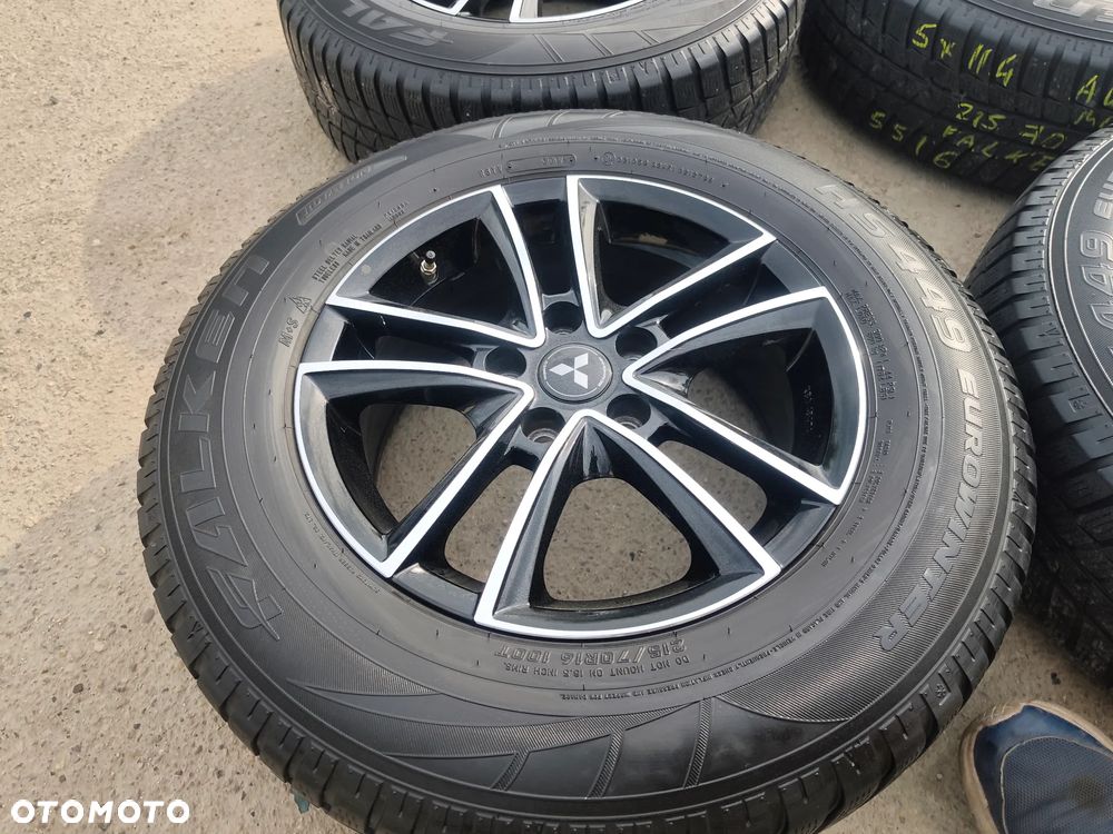 5x114,3 Felgi Aluminiowe Alufelgi 5x114 Koła Zimowe Zima 16 MITSUBISHI ASX OUTLANDER PAJERO PININ Eclipse Cross KIA Sportage HYUNDAI ix35 Tucson Santa Fe MAZDA Tribute Citroen C4 Aircross Peugeot 4007 4008 Toyota RAV4 Suzuki Grand Vitara 5,5mm Legnica ALU-RAD 215/70 - 3