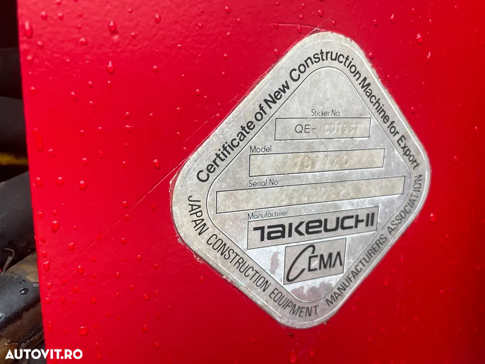 Takeuchi TB1140 - 32