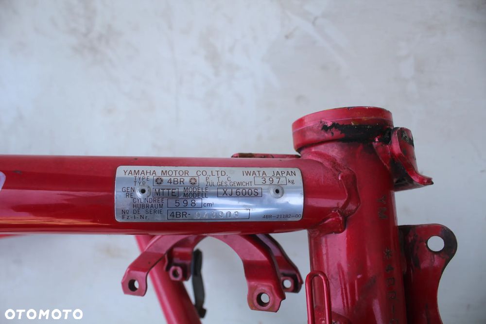 Yamaha XJ 600 Rama + dokumentacja - 2