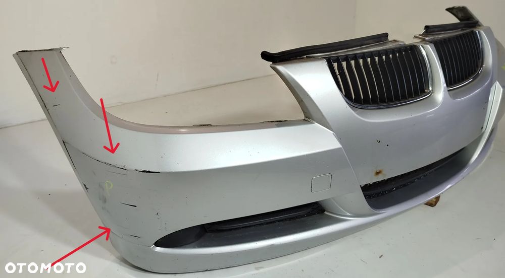 Zderzak przedni przód grill BMW 3 E90 E91 04-08 354/7 - 3