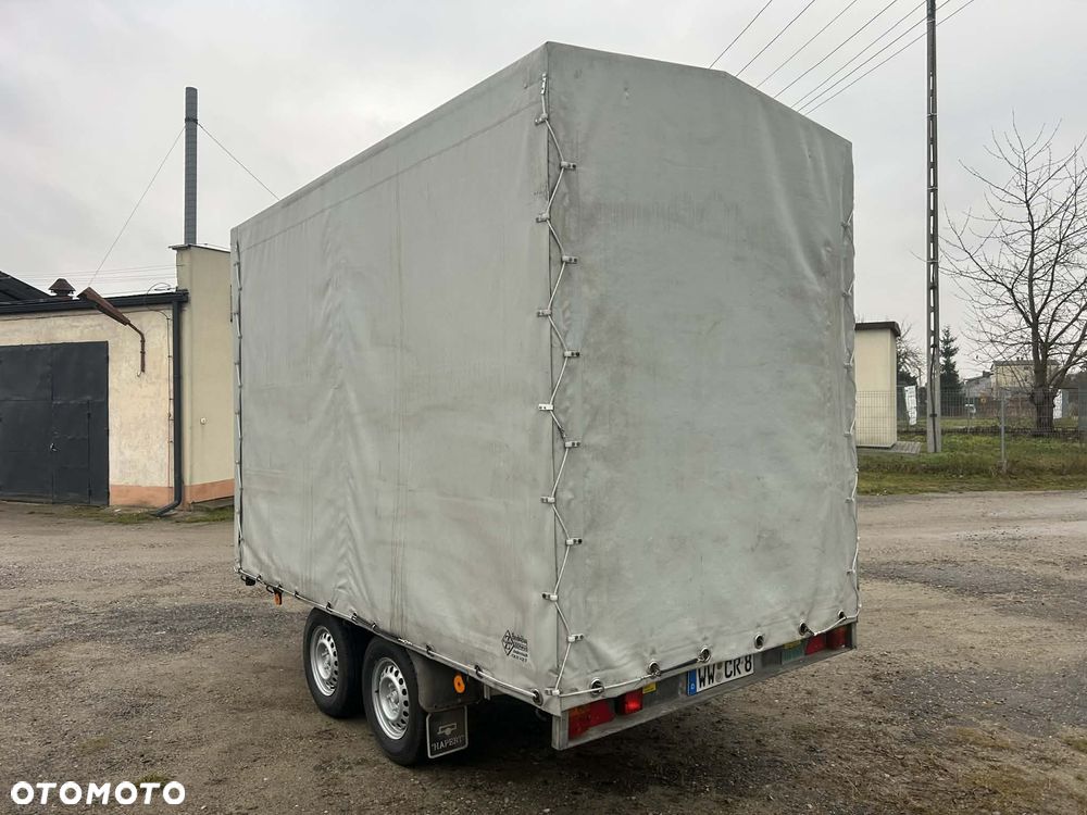 Hapert DL 2000 kg przyczepa plandeka wysoka - 6
