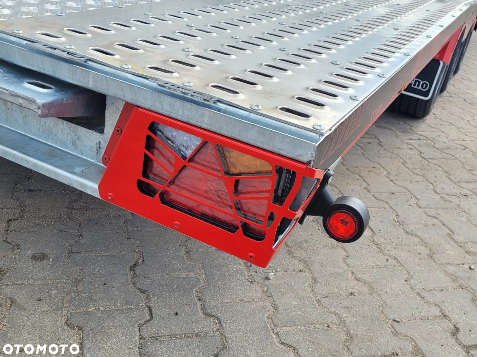 TA-NO DOSTAWA! Laweta Scorpio 600x210cm Przyczepa trzyosiowa z podłogą aluminiową! Koła 10” Kąt najazdu 12° Idealna do przewozu busa, samochodu! DMC 3500kg - 16