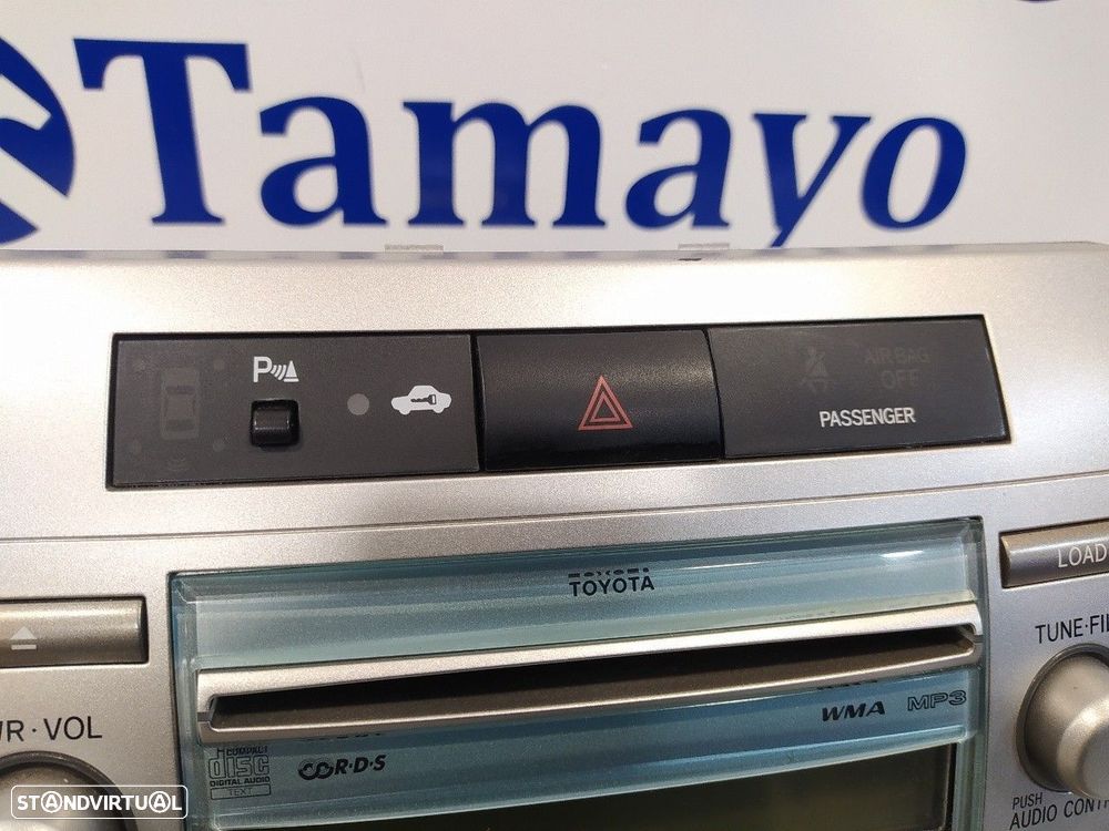 SISTEMA AUDIO / RADIO CD TOYOTA COROLLA VERSO 2008 -861200F040 - 1