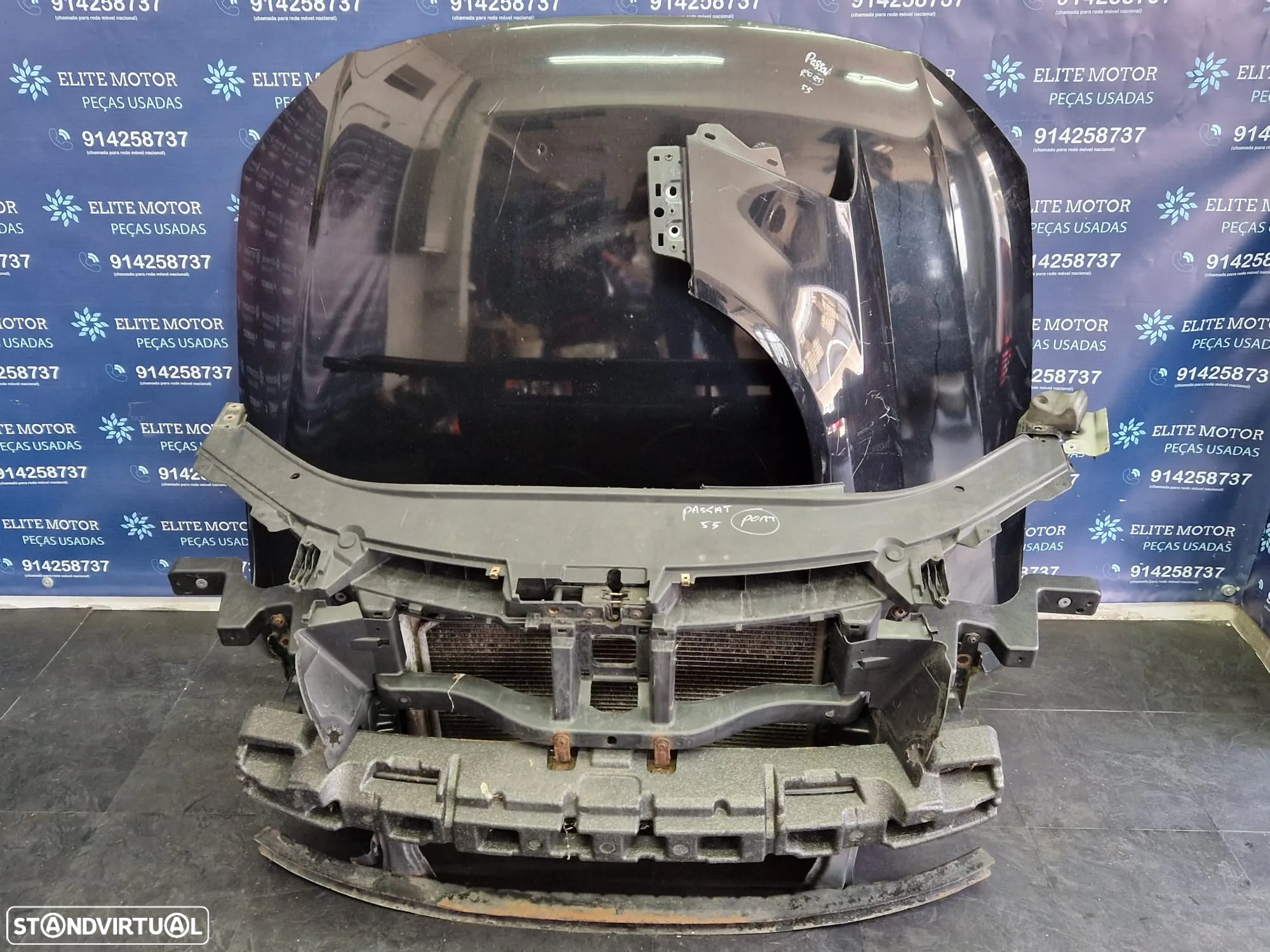 Frente completa usada VW PASSAT B6 2.0 TDI capot parachoques oticas guardalamas - 6