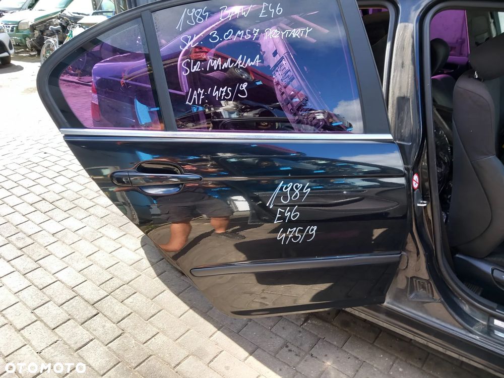BMW E46 DRZWI PRAWE TYLNE PRAWY TYŁ SEDAN KOLOR: 475/9 - 1