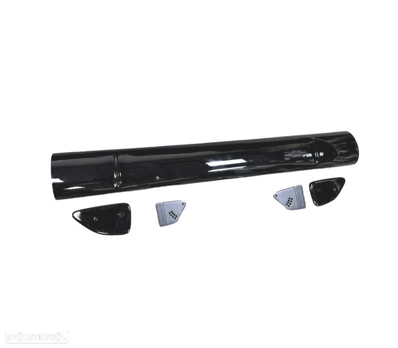 AILERON SPOILER BMW E39 95-03 LOOK GTS PRETO BRILHANTE - 2