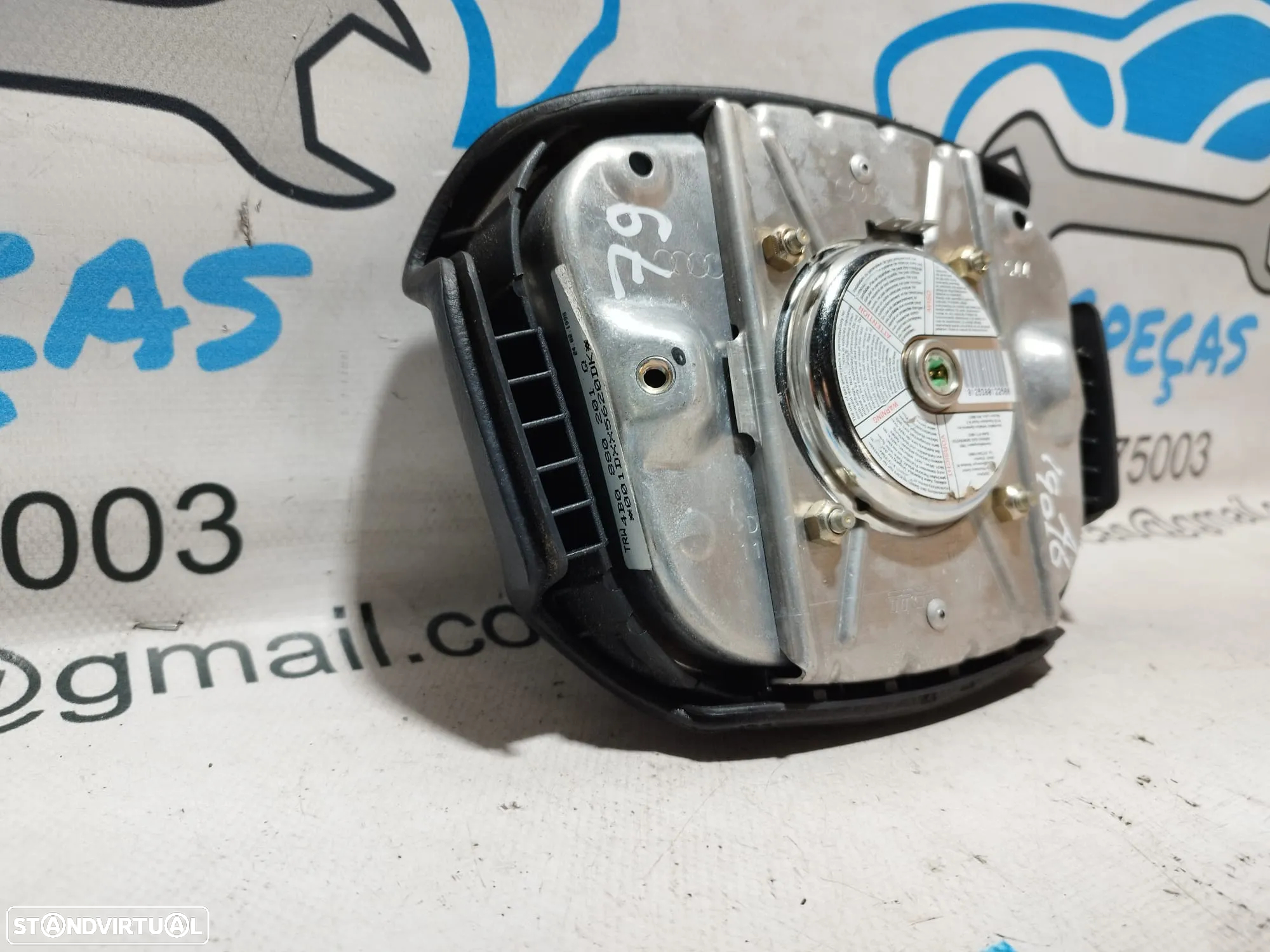 AIRBAG VOLANTE GUIADOR AUDI A6 C5 A4 B5 A3 8L A8 D2 4B0880201Q 4B0880201 - 2