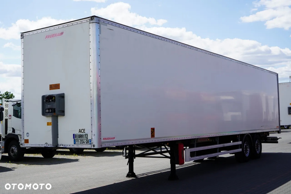 Fruehauf KONTENER / KOFFER / 2 OSIE / SAF / 2021 ROK / BARDZO MOCNA PODŁOGA: SZYNA-DESKA / ROLETA