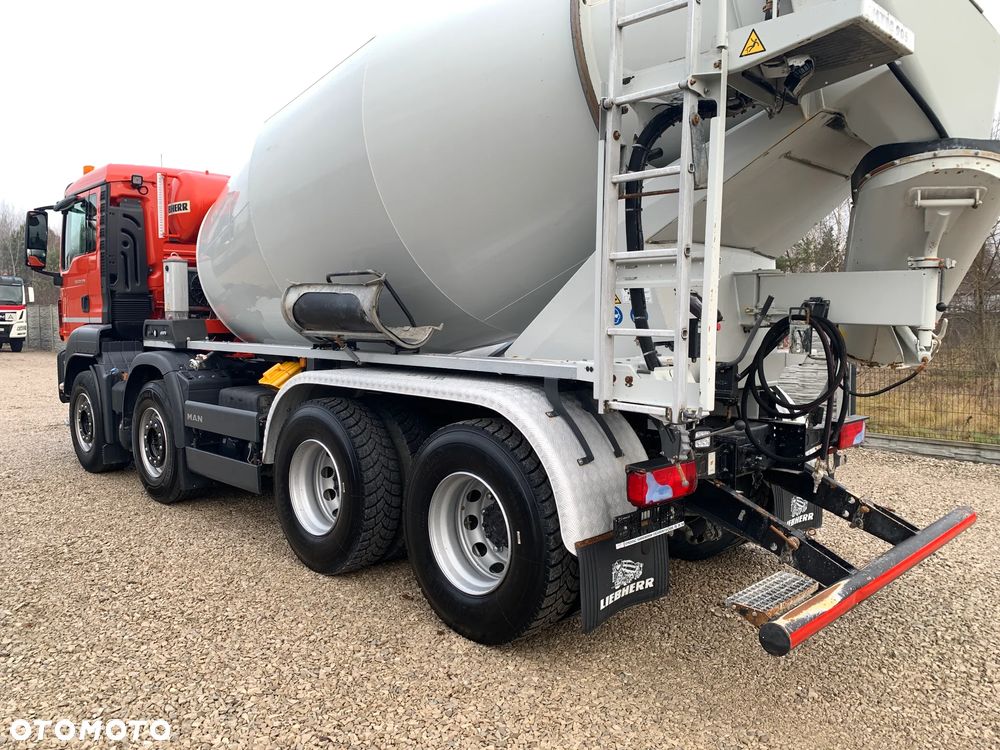 MAN TGS 32.420, BETONOMIESZARKA - LIEBHERR 9 M3, - 10