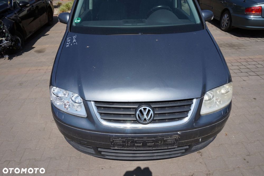 MASKA ZDERZAK BŁOTNIKI LAMPY TOURAN I 1T LD7X  VOLKSWAGEN 2003-2006 SZARY PRZÓD KOMPLETNY - 2