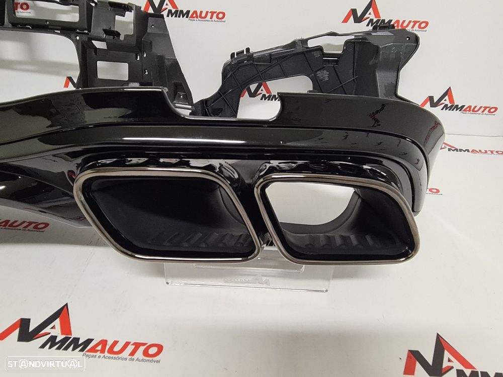 Difusor Traseiro Mercedes E W213 Facelift Look E63 AMG (ponteiras pretas) - 5