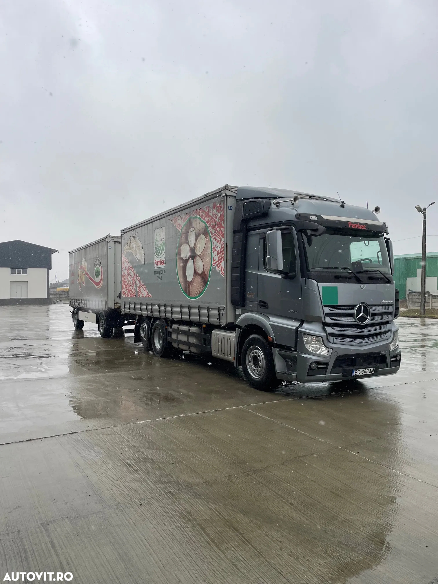 Mercedes-Benz Actros 2745 + remorca Krone - 2