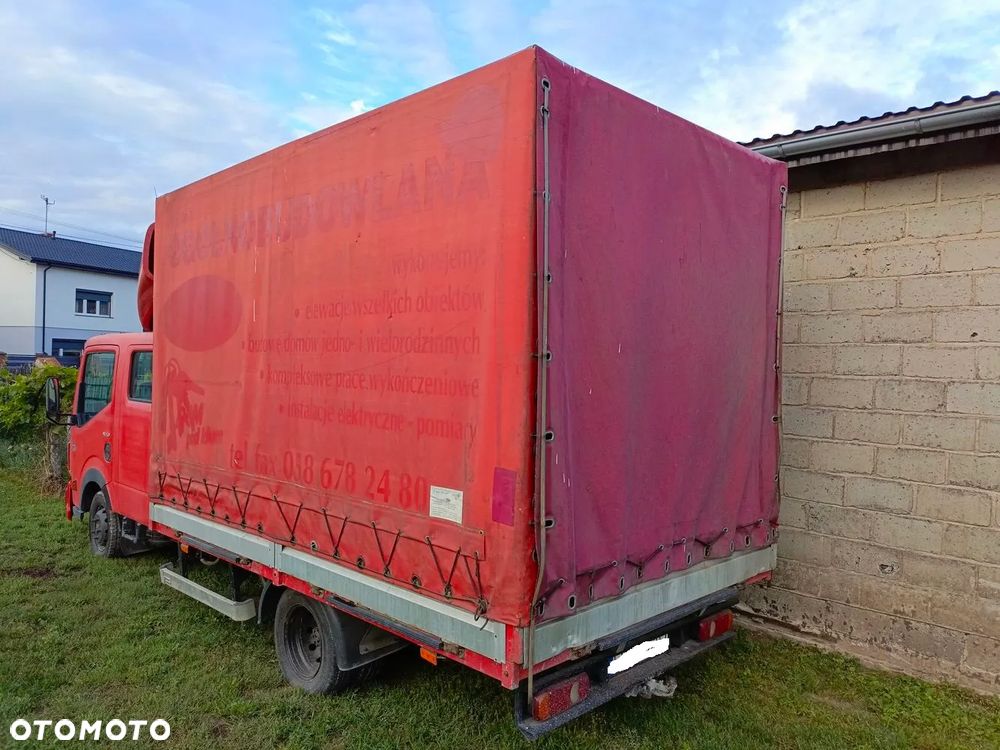 Renault Maxity Nissan Cabstar 2008r 2,5YD25 rama zarej w PL skrzynia ładunkowa plandeka 365x215x225 zderzak hak holowniczy koła drzwi stopień owiewka lusterko reflektor atrapa fotel kanapa zestaw do odpalenia wtryski pompa listwa wtryskowa osprzet silnika i inne - 2