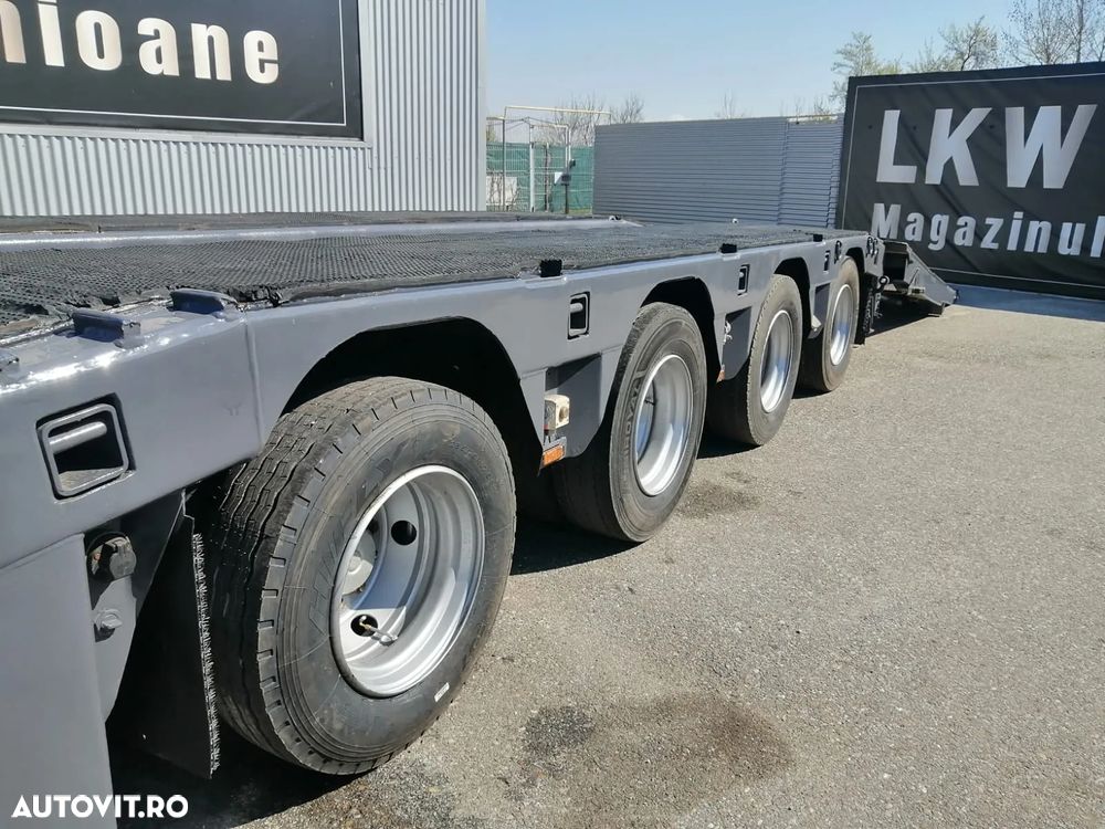 Langendorf Trailer-Tiefbett, 4 Axe, 59 to, extensie, TOP !!! - 14