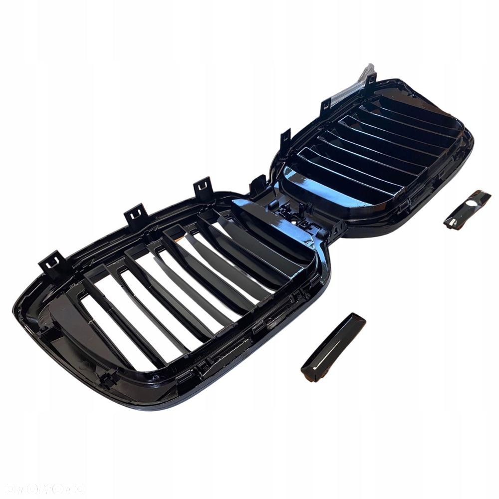 ATRAPA GRILL NERKI BMW X3 G01 X4 G02 LCI LIFT LIFTING czarny połysk 2021+ - 4