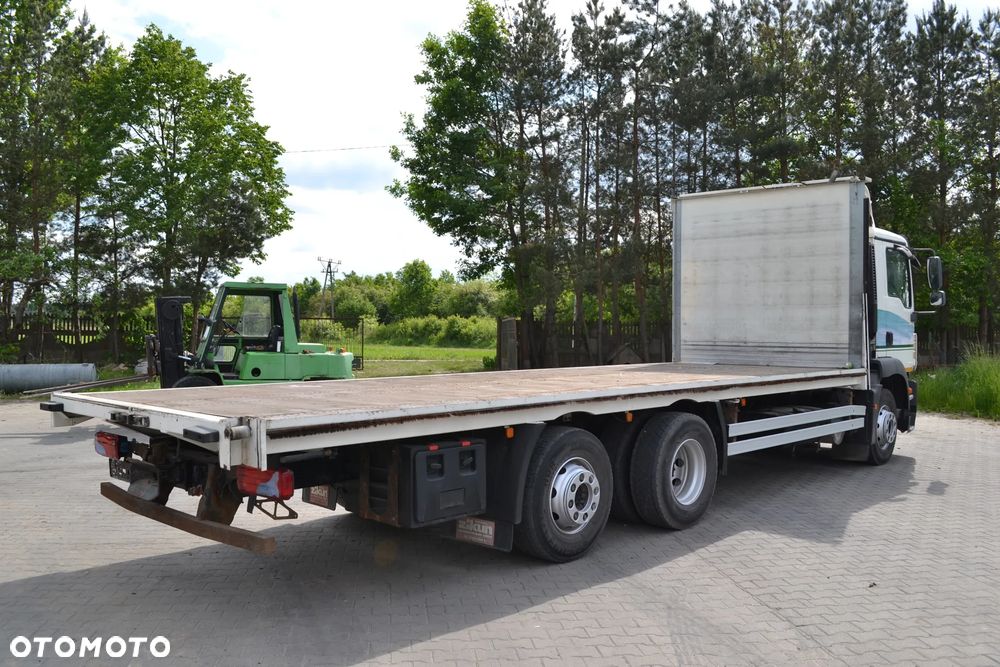 MAN MAN TGM 26.290 TYLKO 297 tys. km TRZECIA OŚ SKRĘTNA MOŻLIWOŚĆ REJESTRACJI JAKO POMOC DROGOWA PLATFORMA dł. 7.4 m zawieszenie PNEUMATYCZNE - 4