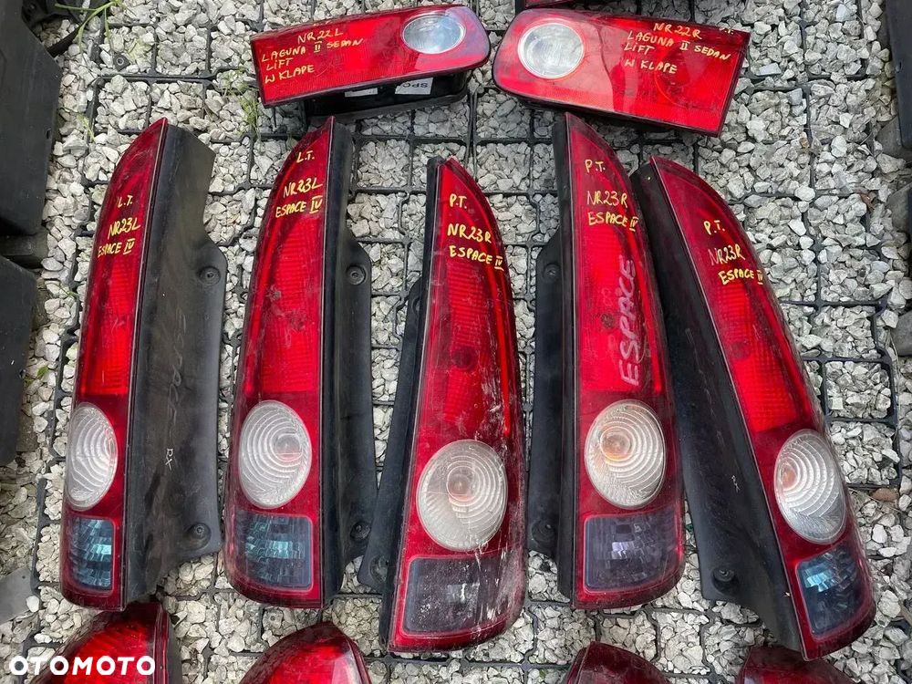 RENO LAMPY TYŁ LEWE PRAWE RENAULT LAMPA TYLNIA LEWA PRAWA - 23