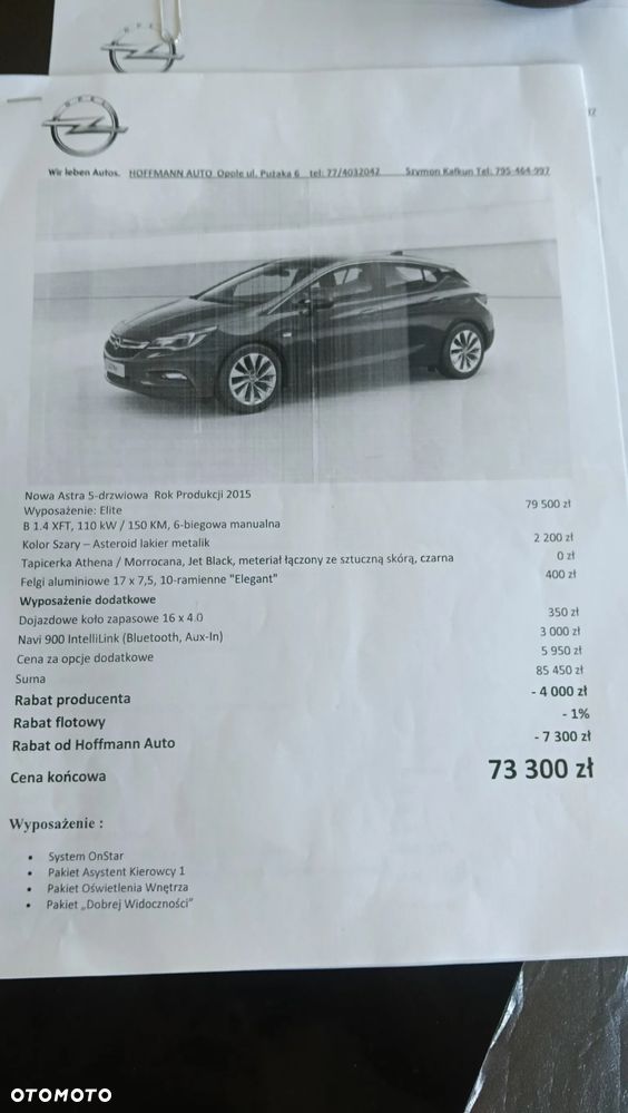 Opel Astra 1.4 T Elite - 17