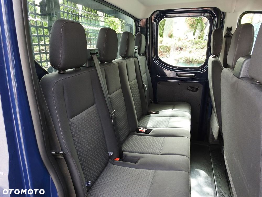 Ford TRANSIT SKRZYNIA PODWÓJNA KABINA DOKA 7 MIEJSC TEMPOMAT KLIMATYZACJA LEDY  130KM - 39