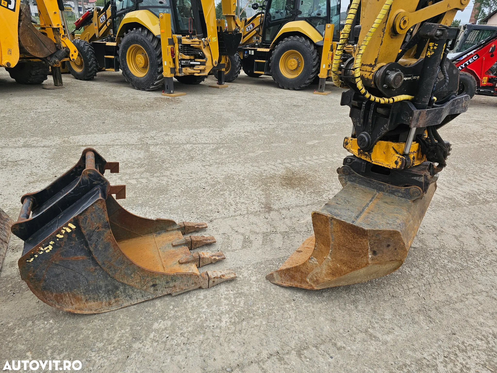 Caterpillar 308 E2 CR Rototilt midiexcavator compact miniexcavator excavator pe senile - 5