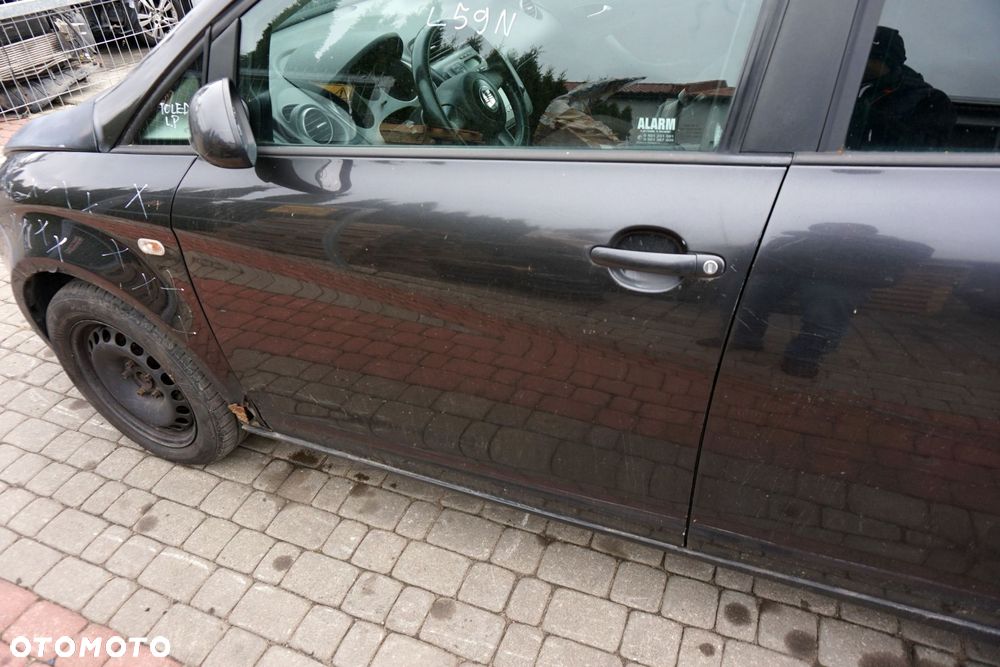 DRZWI PRZEDNIE LEWE TOLEDO III 5P LS9N  CZARNY SEAT 2004-2009 - 2