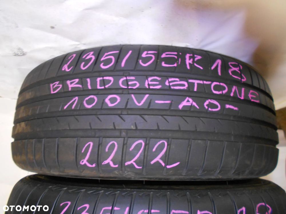 OPONY 235/55R18 BRIDGESTONE TURANZA T005 AO DOT 2222 6.8MM - 4