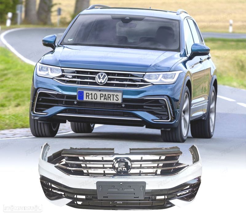 PARA-CHOQUES FRONTAL VOLKSWAGEN VW TIGUAN 20-24 LOOK R - 1