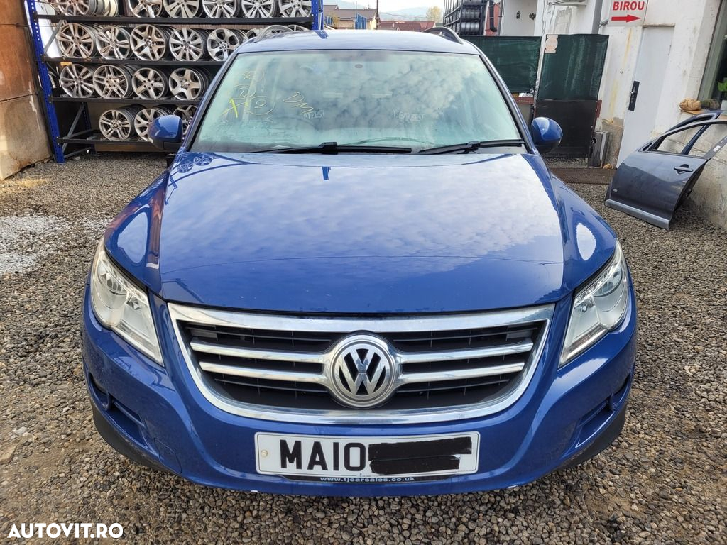 Usa Stanga Spate Volkswagen Tiguan 5N 2007 - 2011 SUV 4 Usi Albastru (1114) ZGÂRIATA - 9