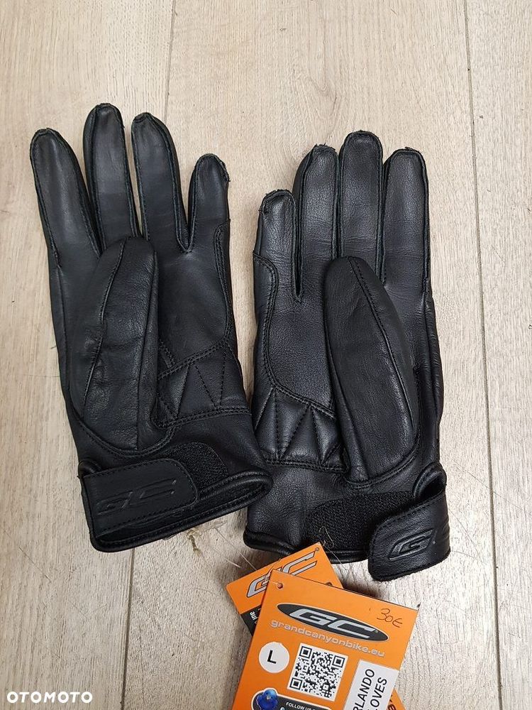 Rękawiczki skórzane na Motocykl Skuter Rozmiar L - 3