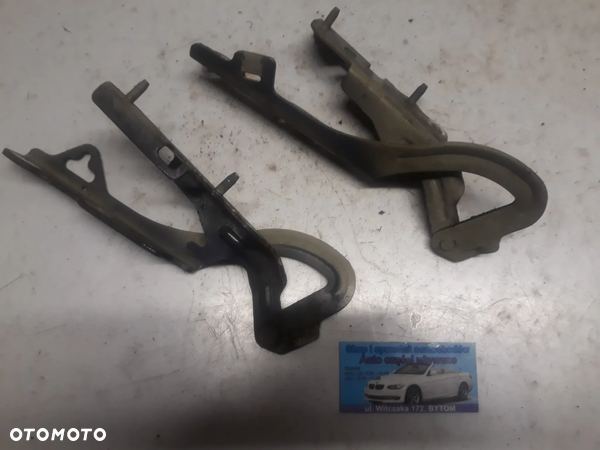 ZAWIASY MASKI CITROEN C2 2005r 9639584280   9639584380 (KOMPLET)