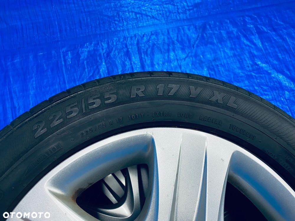 KOŁA STRUKTURALNE KOŁPAKI KOŁO 17 FELGA 17" x 7J  5X120 ; 67,1mm ET41 KOMPLET ; OPONY LATO LETNIE ; OPEL INSIGNIA A ; 2170103 ORYGINAŁ - 14