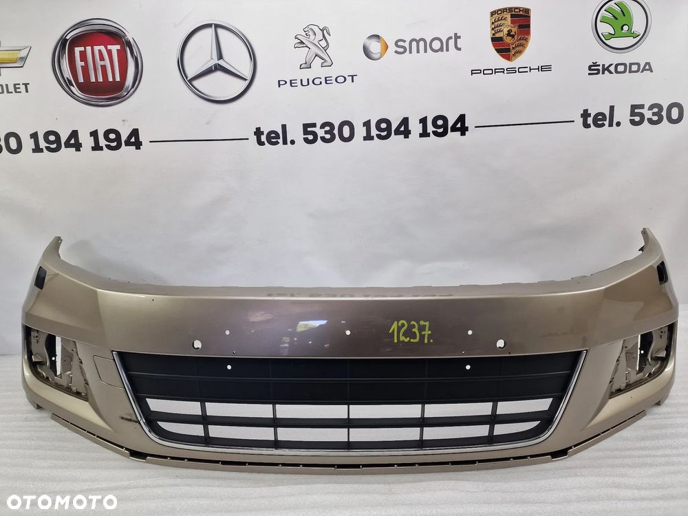 VW TIGUAN I LIFT 5N0 11- ZDERZAK PRZEDNI PRZÓD NA SPRYSKI + 6X PDC , NR 5N0807221K , NR AUKCJI NZ1237 - 1